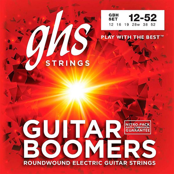 Encordoamento Ghs GBH Boomers .012/.052 para Guitarra