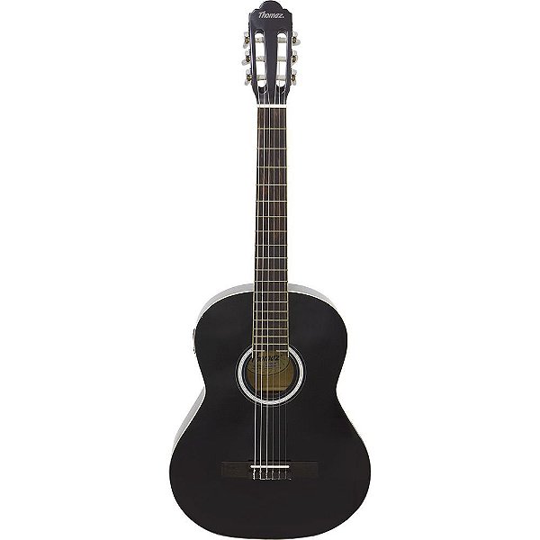 Violão Elétrico Thomaz TCG-390 Preto Clássico Nylon