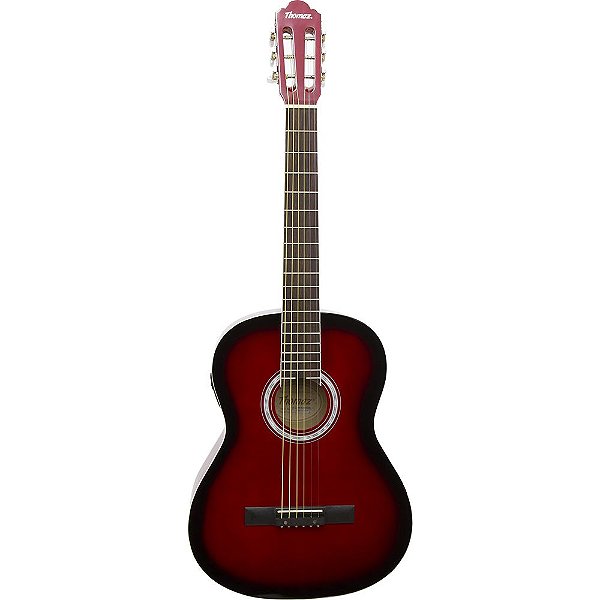 Violão Elétrico Thomaz TCG-390 Vermelho Clássico Aço