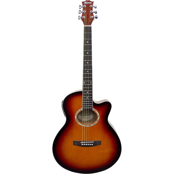 Violão Elétrico Thomaz TEA-412 Violin Sunburst Cutaway Aço