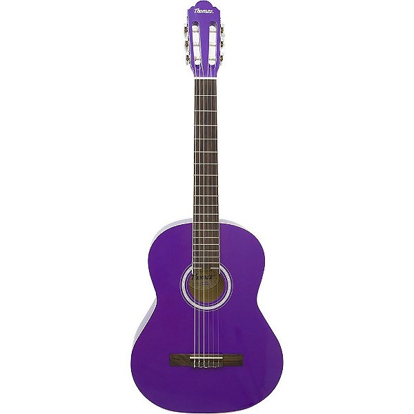 Violão Acústico Thomaz TCG-390 Roxo Clássico Nylon