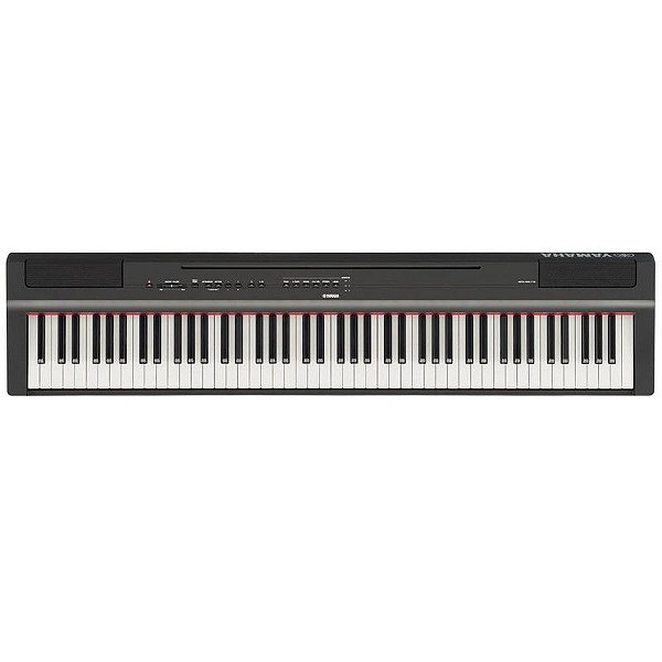 Piano Digital Yamaha P125 Preto 88 Teclas com Fonte Bivolt