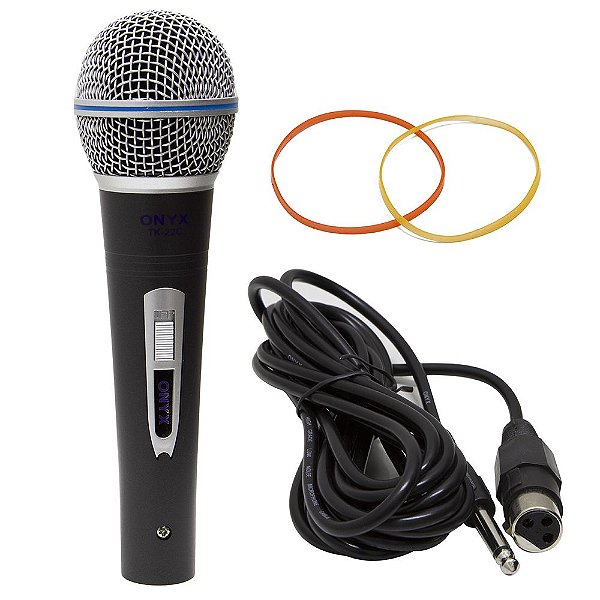 Microfone Dinâmico Onyx TK-22C com Fio