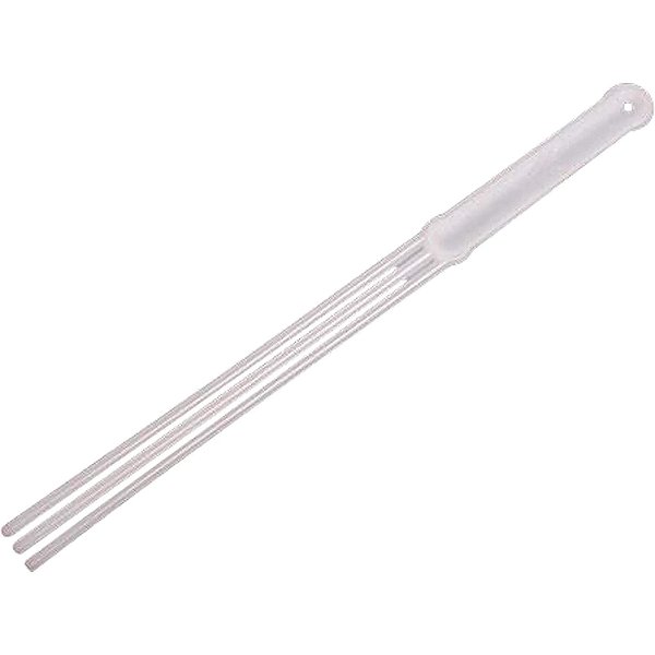Kit com 6 Baquetas Tripla Phx 90 Nylon Branca para Tamborim