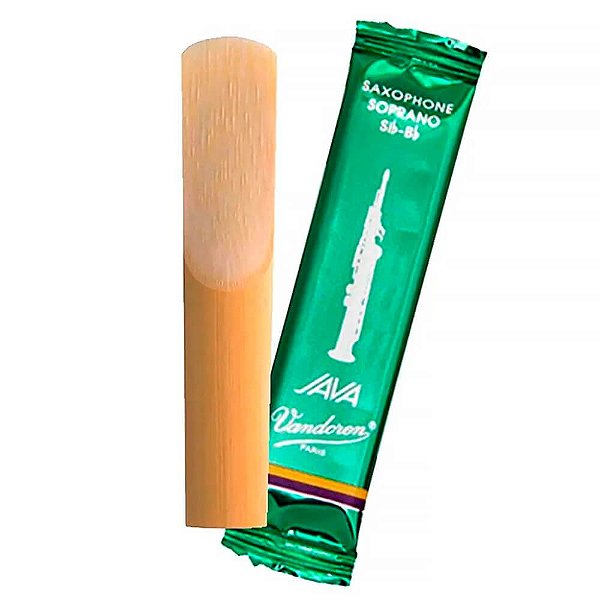 Kit com 10 Palhetas Vandoren Java N° 2 para Sax Soprano