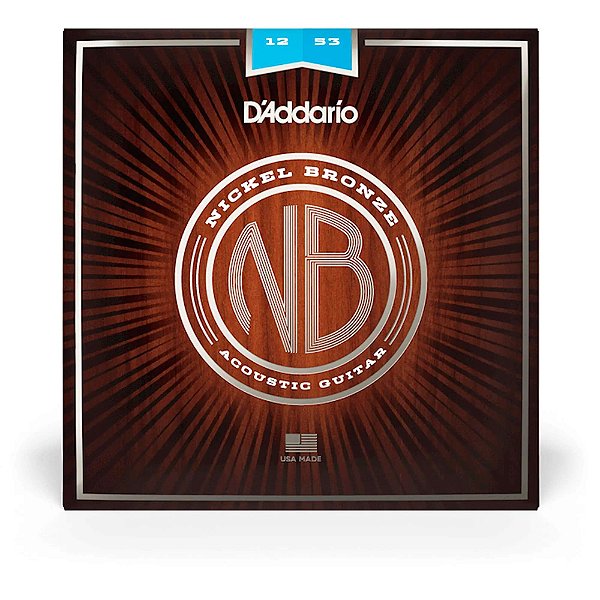 Encordoamento D'addario NB1253 .012 para Violão Aço