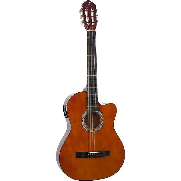 Violão Elétrico Giannini SF-14 Flat Aço Natural