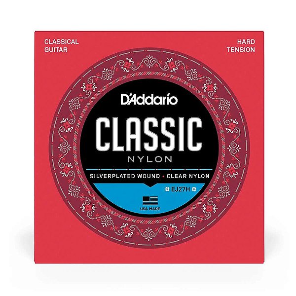 Encordoamento D'addario EJ27H .028 para Violão Nylon