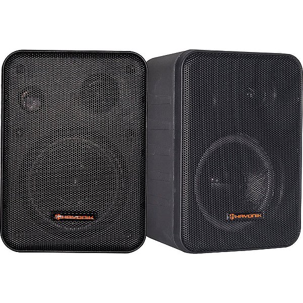 Par de Caixas Acústicas Hayonik MSB60NCBK 30W Ambience Line