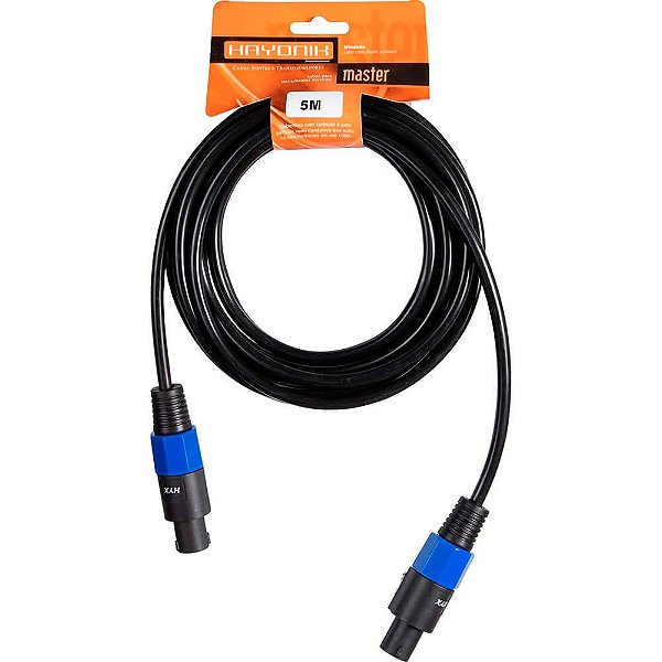 Cabo Speakon Hayonik Linha Brasil Macho 5m