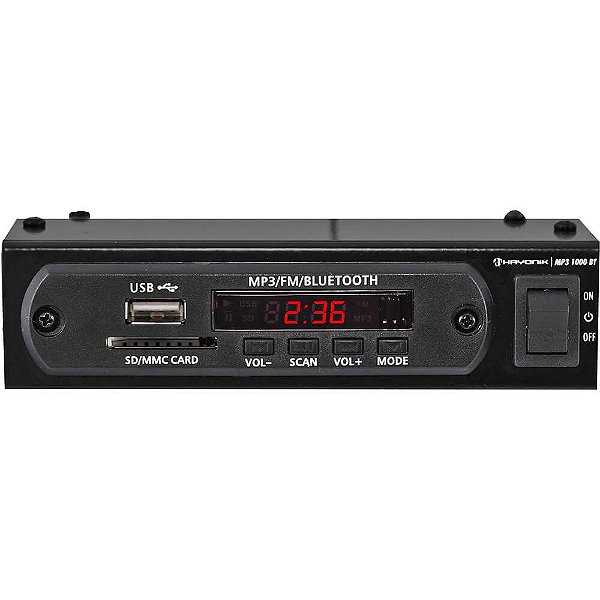 Módulo Pré Amplificador Hayonik 1000BT MP3/FM/USB/Bluetooth
