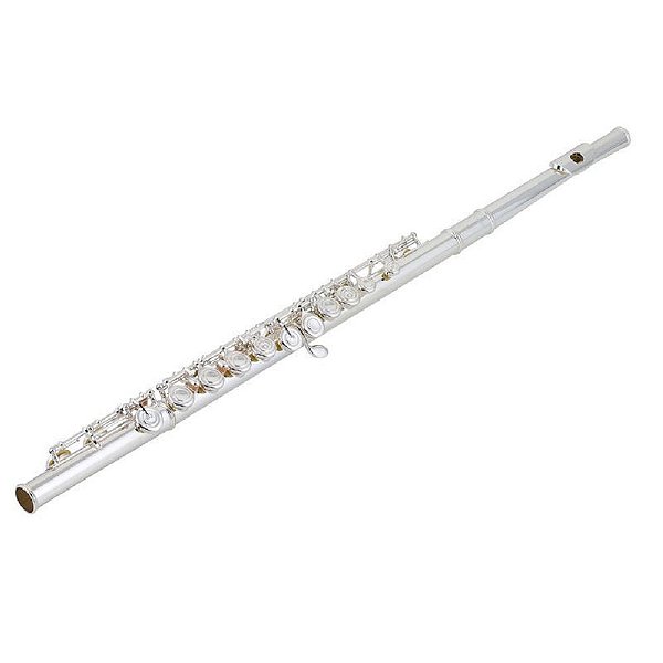 Flauta Transversal Yamaha YFL-222 Prateada em C (Dó)