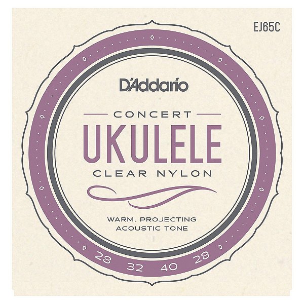 Encordoamento Nylon Ukulele Concert Ej65c