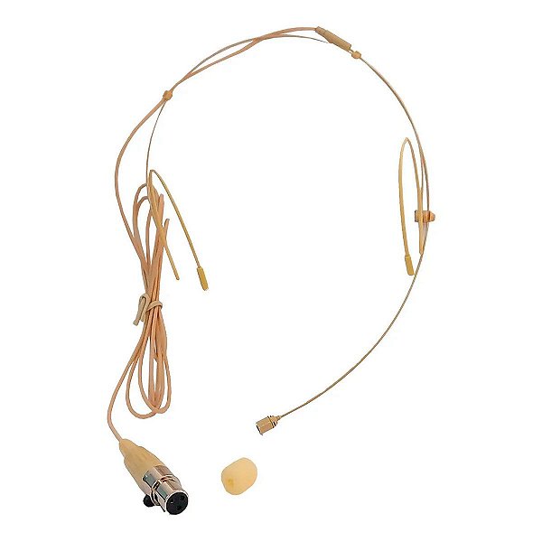 Microfone Leson Sem Fio Hd950sf Headset Mini Xrl 3 Pinos