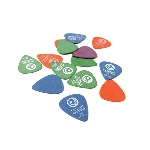 Palheta D'addario Para Guitarra Duralin Formato Standard Heavy 1dbk7-10 Pacote Com 10 Peças
