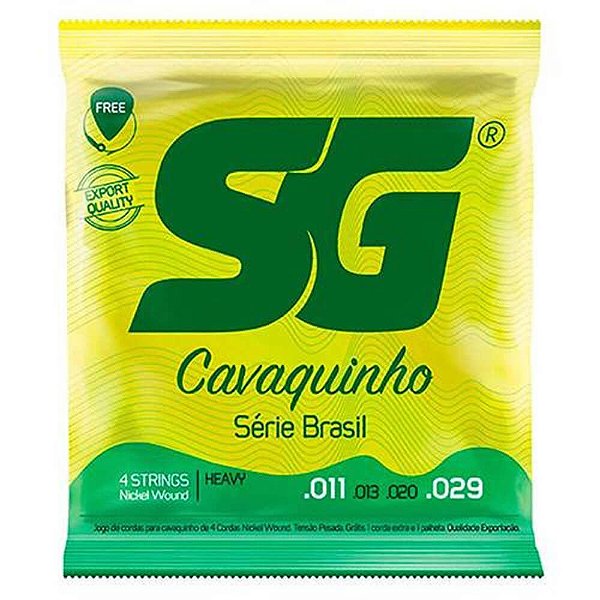 Encordoamento P/cavaquinho C/bolinha Tensão Alta Série Brasil 0.011 Sg