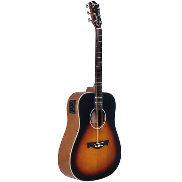Violão Aço Tw-25 Eq Dsbs Drop Sunburst Satin Folk Tagima