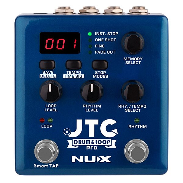 Pedal de Efeito Nux NDL-5 Pro Tc Drum e Loop