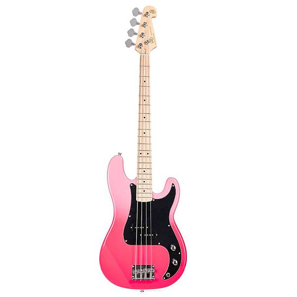 Contrabaixo Elétrico SX SBM2 Passivo Pink Twilight 4C