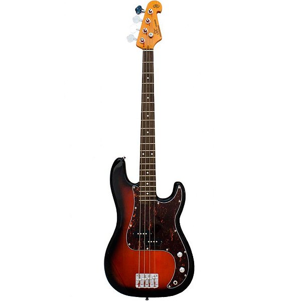Contrabaixo Elétrico SX SPB62+ Vintage Plus 2 Tone Sunburst