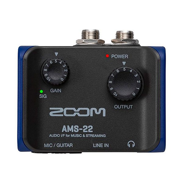 Interface de áudio Zoom AMS-22 Handy 4 Canais USB