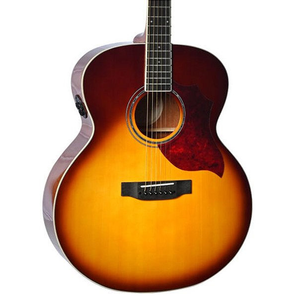 Violão Elétrico Seizi Shogun Kaizen Brown Burst com Bag