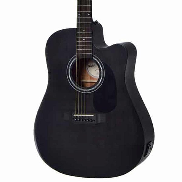 Violão Elétrico Seizi Neo Tokyo Kaizen Cutaway Open Pore BK