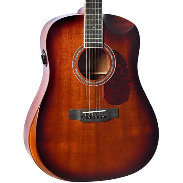 Violão Elétrico Seizi Neo Akira Half Kaizen Mahogany Burst