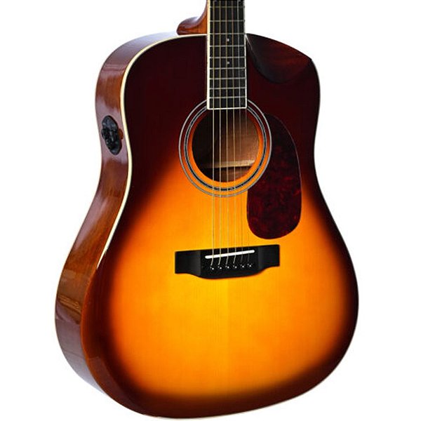 Violão Elétrico Seizi Neo Akira Half Kaizen BrownBurst