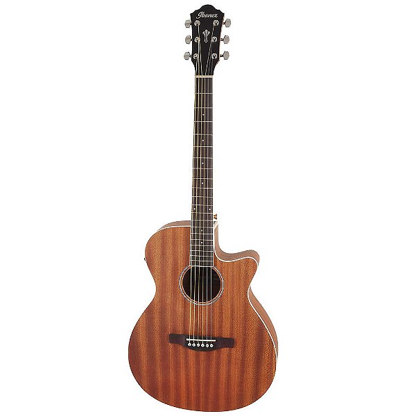 Violão Elétrico Ibanez AEG7MH OPN Mogno Open Pore Natural