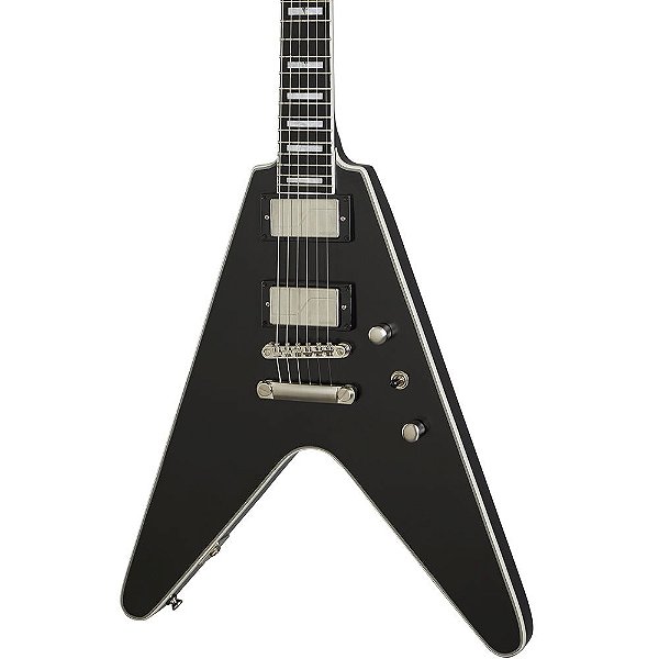 Guitarra Epiphone Prophecy Flying V Black Aged Gloss