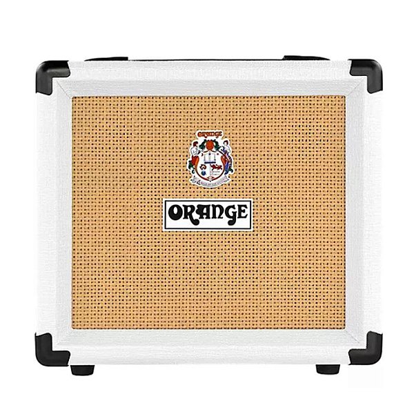 Caixa Amplificada Orange Crush 12W 1x6 White Ltd Ed Guitarra