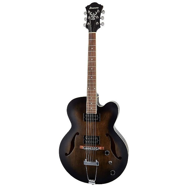 Guitarra Semi-acústica Ibanez AF55 TKF Transparent Black