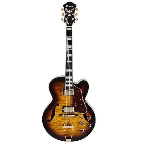 Guitarra Semiacústica Ibanez AF95FM AYS Antique Yellow Burst
