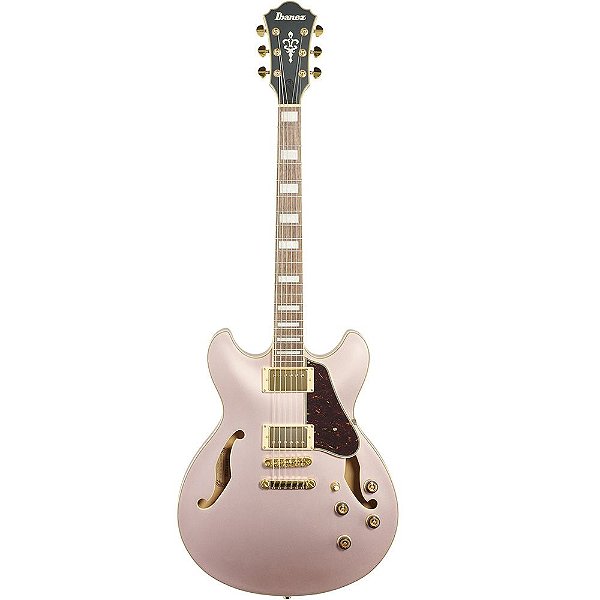 Guitarra Semi-acústica Ibanez AS73G RGF Rose Gold Metallic