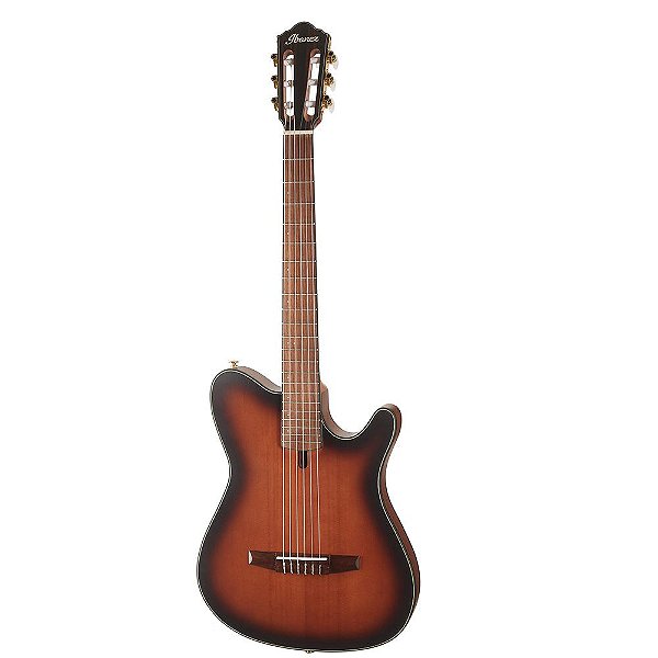 Violão Elétrico Ibanez FRH10N-BSF Flat Nylon Tampo Sólido