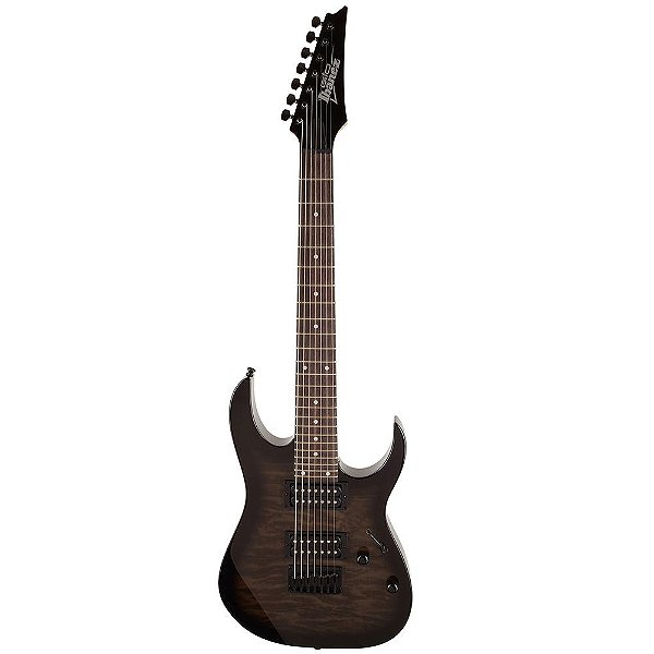 Guitarra Ibanez GRG7221QA TKS Transparent Black Sunburst