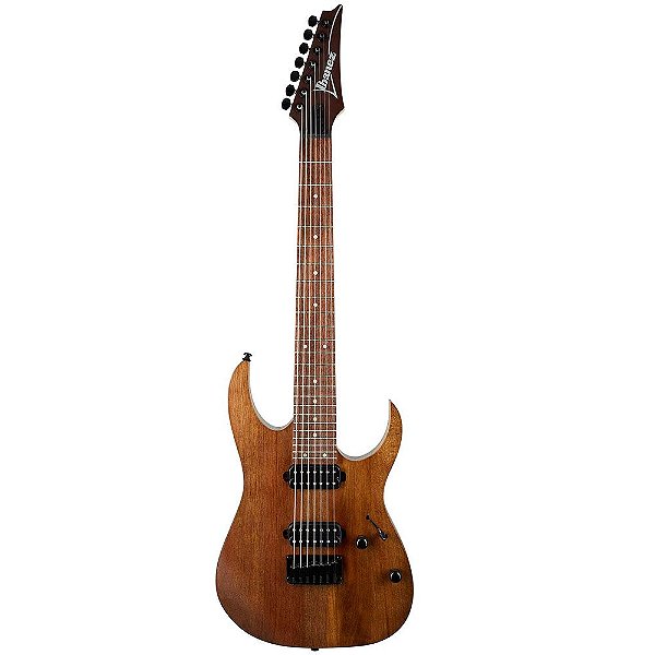 Guitarra 7 Cordas Ibanez RG7421-WNF Walnut Flat Super Strat