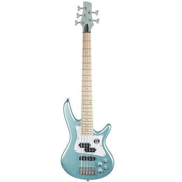 Contrabaixo 5 Cordas Ibanez SRMD205 SPN Sea Foam Pearl Green
