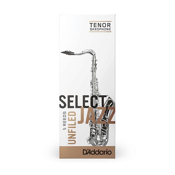 Palheta Sax Tenor 3S Unfiled (5 Peças) D Addario Select Jazz