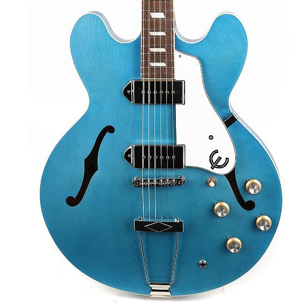 Guitarra Semi-Acústica Epiphone Casino P90 Worn Blue Denim