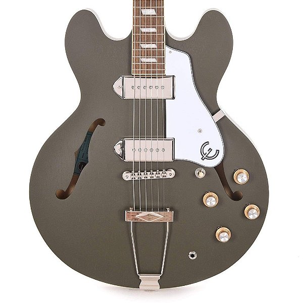 Guitarra Semi-Acústica Epiphone Casino P90 Worn Olive Drab