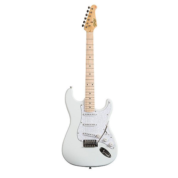 Guitarra Seizi Vintage Shinobi SSS Strat White Maple C/ Bag