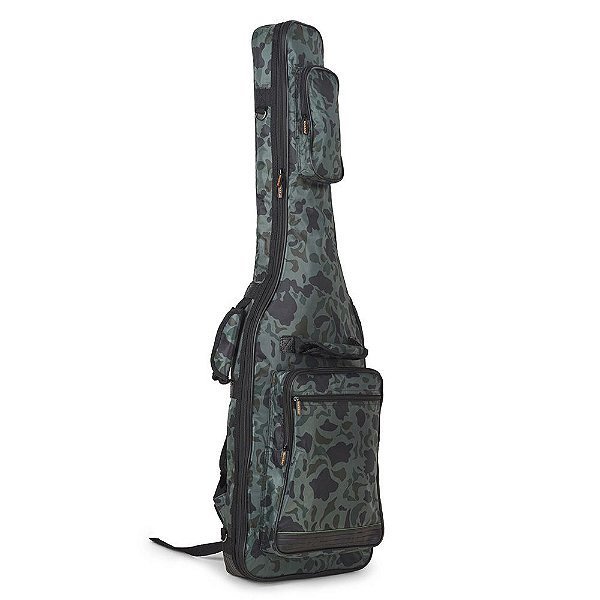 Bag Capa Rockbag RB 20505 Deluxe Camuflada para Contrabaixo