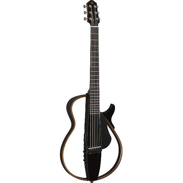 Violão Silent Yamaha SLG 200S TBL Preto Corda de Aço com Bag