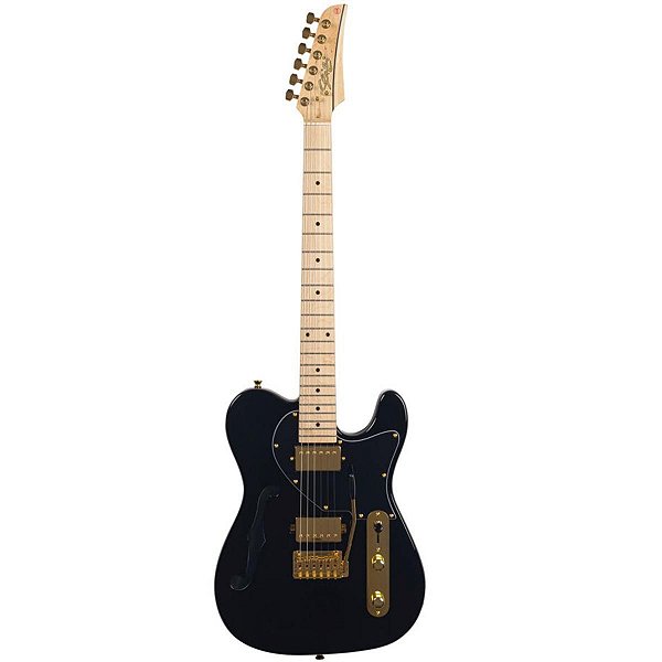 Guitarra Seizi Katana Kabuki HH Telecaster Thinline Gold