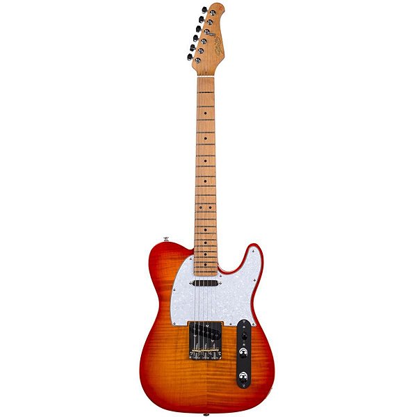 Guitarra Tele Seizi Vintage Saitama Plus Tl Cherry Burst