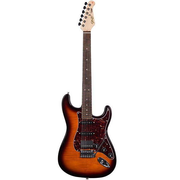 Guitarra Seizi Vintage Budokan Plus Ozielzinho Sunburst