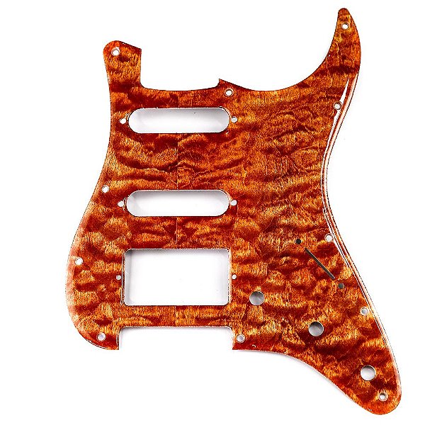 Escudo Para Guitarra Am Strat HSS Marrom Spirit 110-BQ