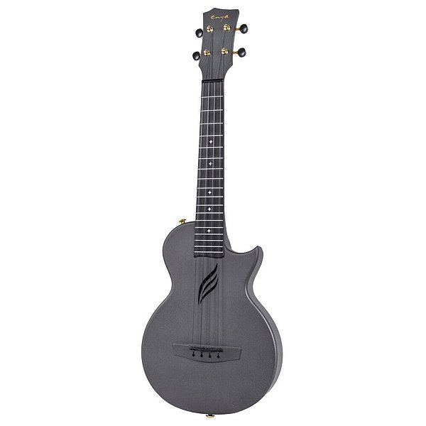 Ukulele Acústico Seizi Nova U Tenor Fibra de Carbono Preto